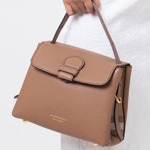 EUC BURBERRY CAMBERELY SMALL BAG IN DARK SAND